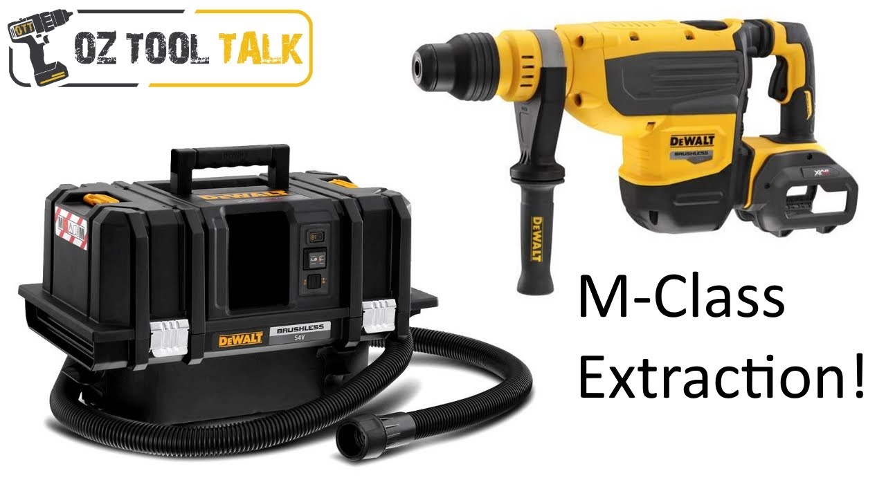 Dewalt Flexvolt Dust Extractor and 8kg Rotary Hammer (2019) - DCV586 M-Class + DCH733 54V / 60V Max
