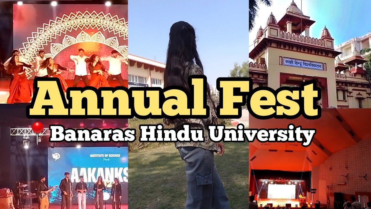 ||📍ANNUAL FEST OF BHU ISC✨️AAKANKSHA❤️EVENT|| ELATED GIRL||#trending #hostellife #bhu #annualfest