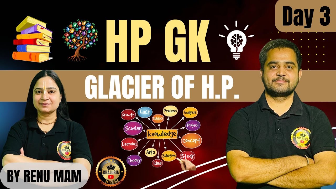 HP GK | Day 3 | Glacier of Himachal Pradesh | Renu Mam | Khajuria Pathshala