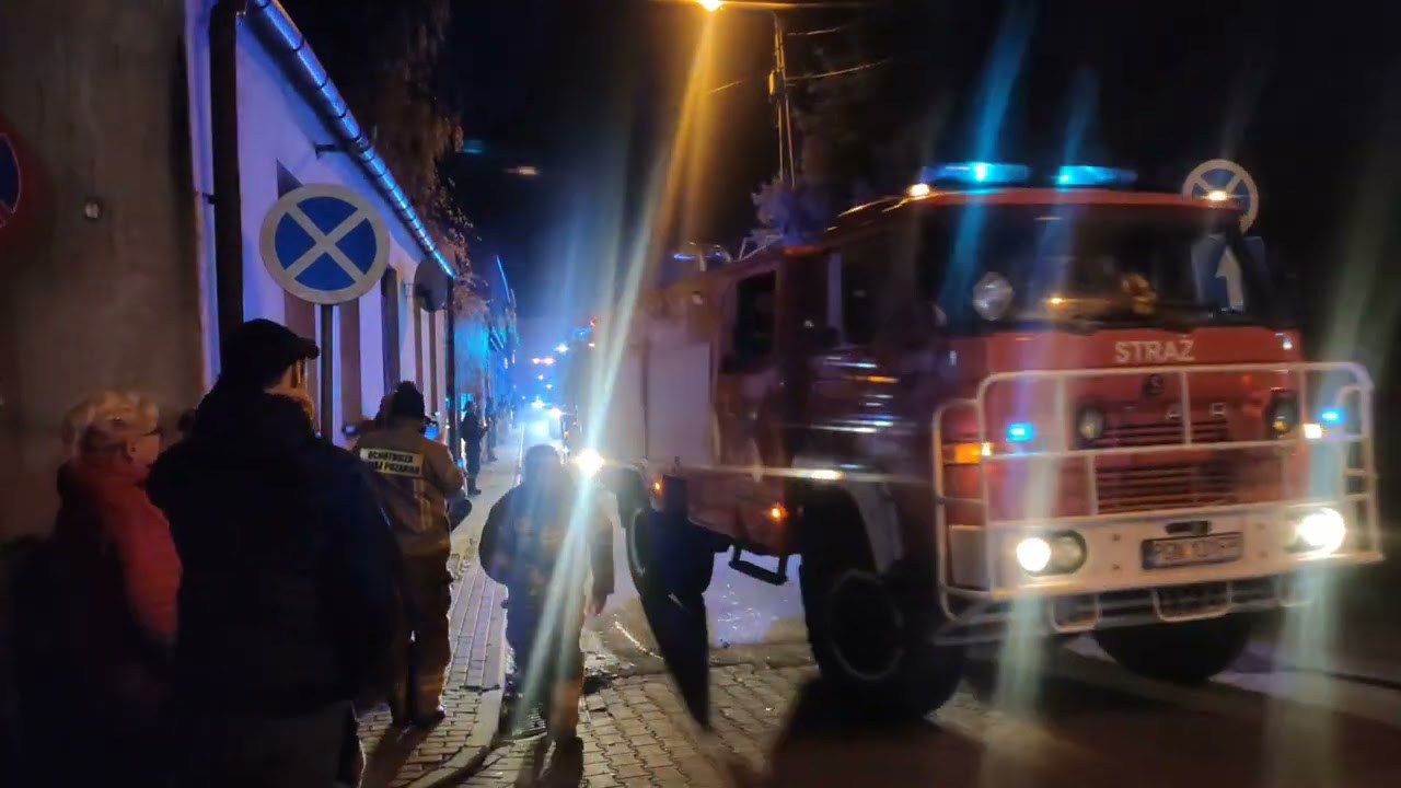 Powitanie fabrycznie nowego samochodu gaśniczego w OSP Trzemeszno