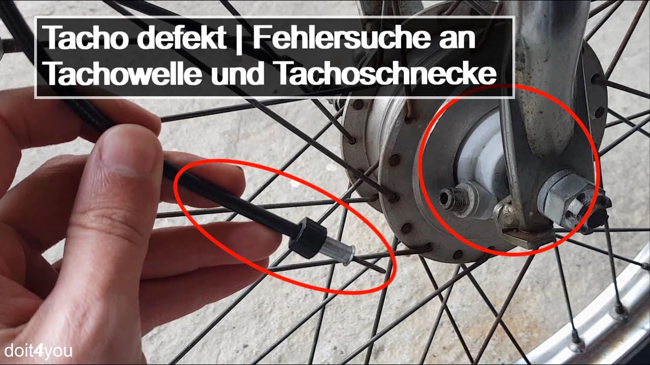 Tacho defekt – Fehlersuche an Tachowelle und Tachoschnecke | How to | DIY | TUTORIAL