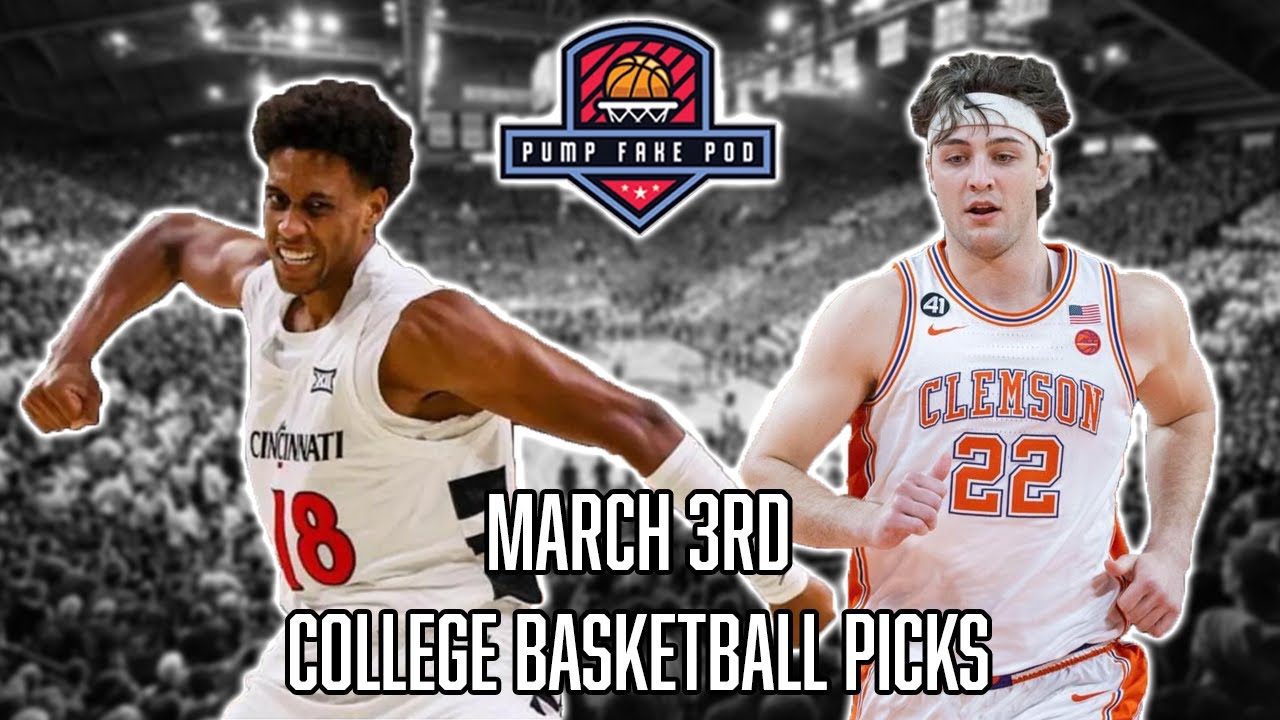 NCAA COLLEGE BASKETBALL PICKS FOR MARCH 3RD