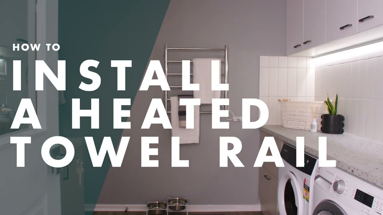How To Install A Heated Towel Rail - Bunnings Warehouse