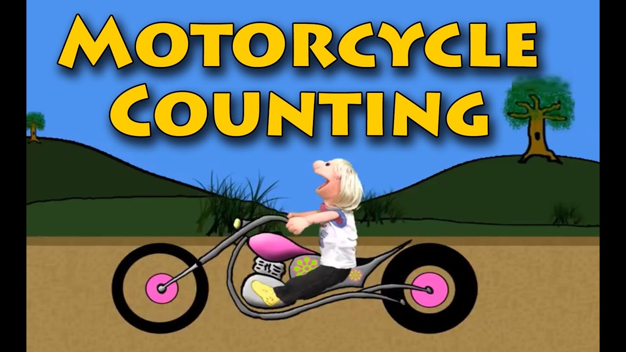 Vids4kids.tv -  Motorcycle Number Counting 11-20 Video For Kids