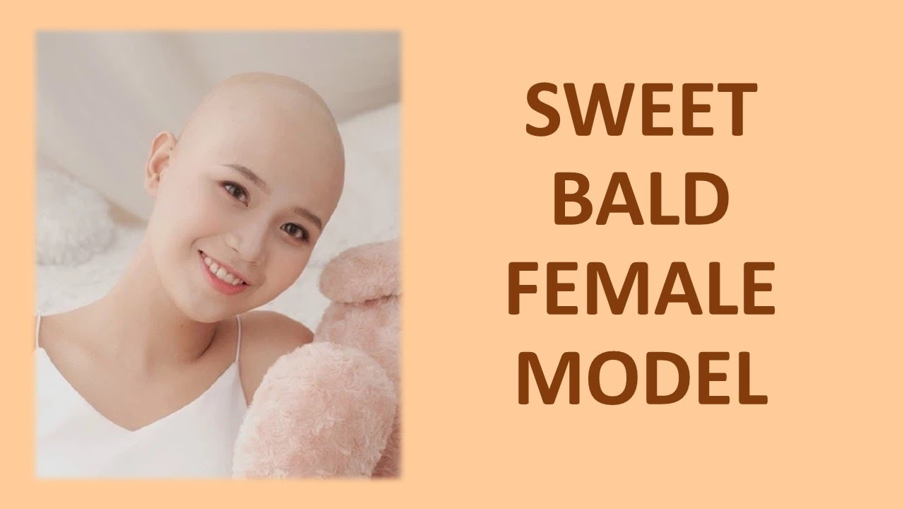 Beautiful Sweet Asian Bald Model