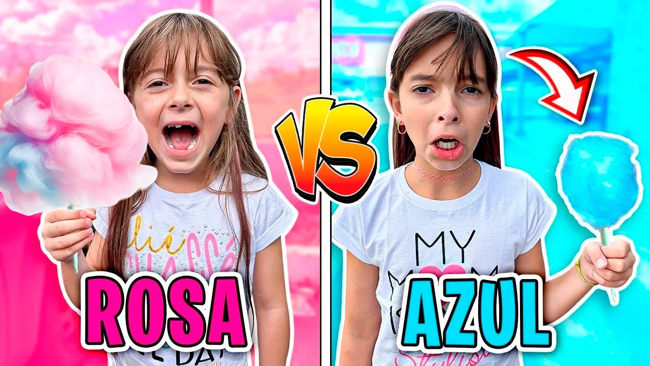 O melhor ALGODÃO DOCE na COR SORTEADA vence! *Desafio em  Família