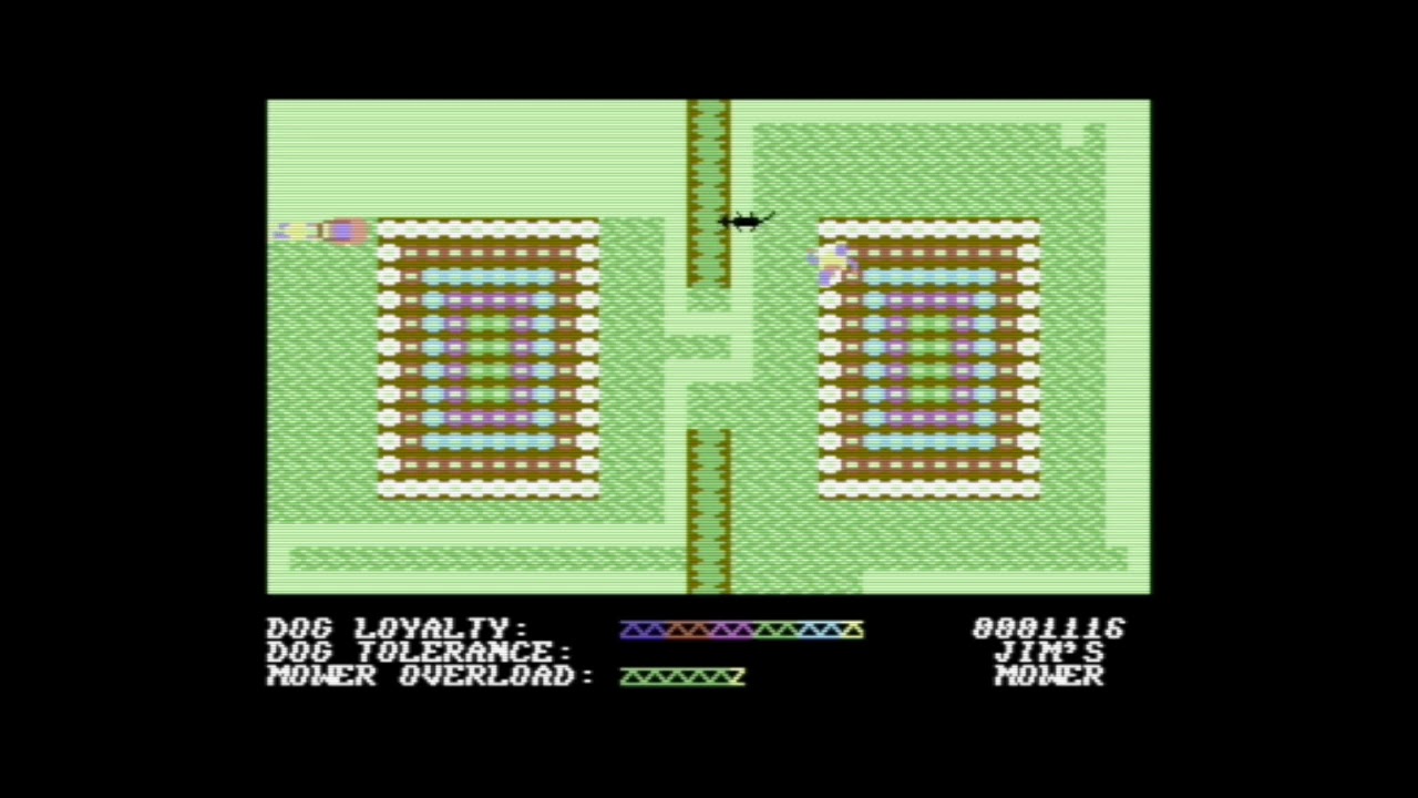 Hover Bovver - C64 - Jeff Minter C64 Game - Llamasoft 1983