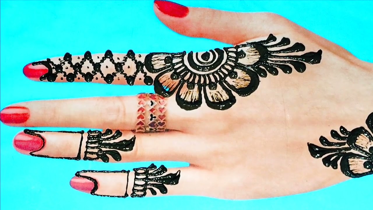 New mehndi design simple and beautiful New wedding mehndi design 2026