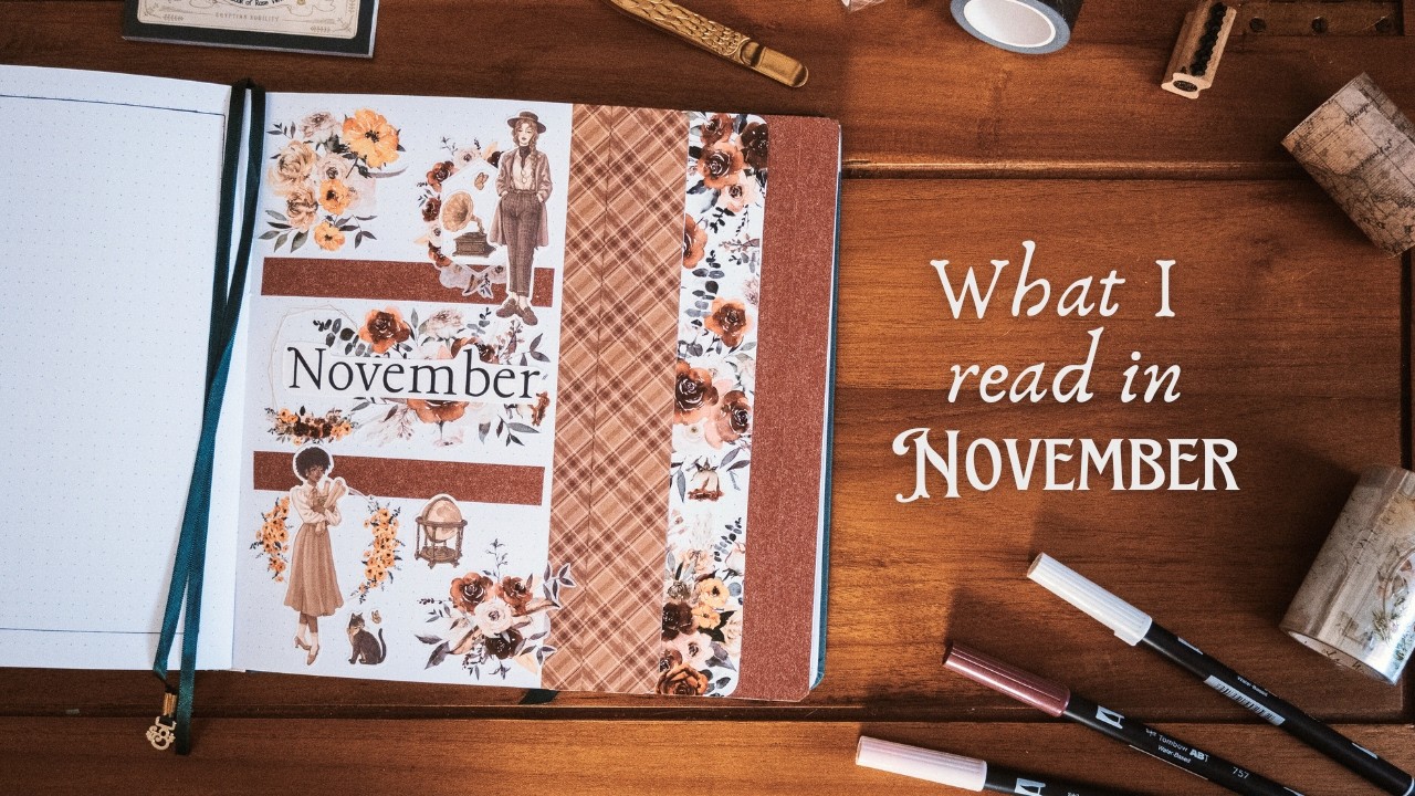 What I Read in November 📚 & December Reading Tracker Spreads | Reading Journal Updates
