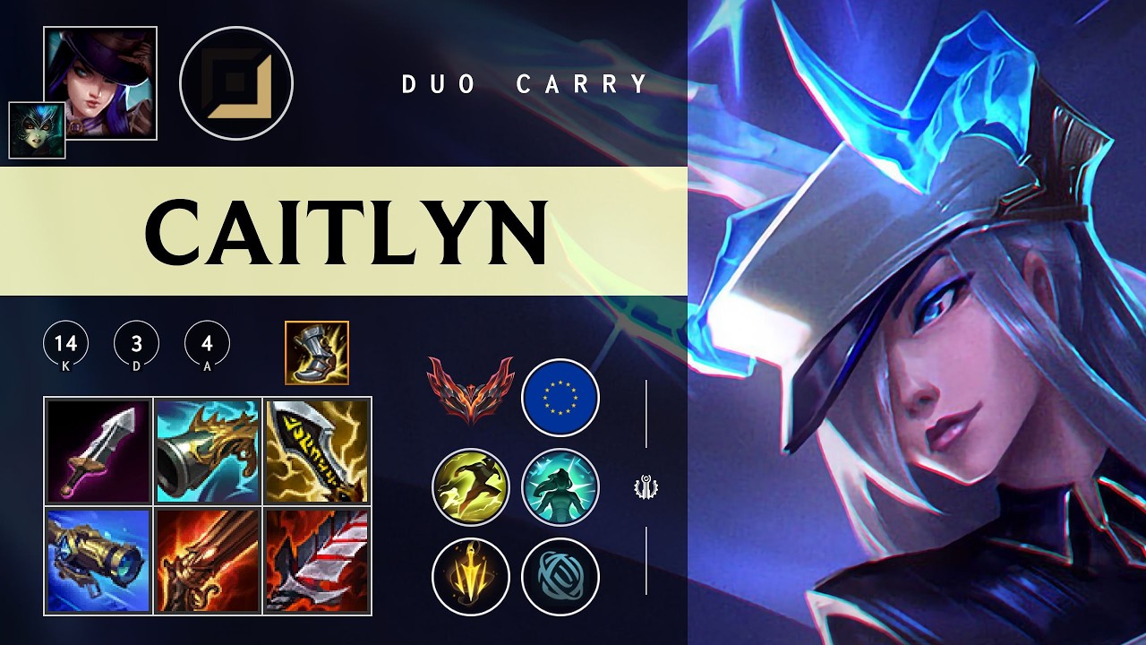 Caitlyn ADC vs Aphelios - EUW Grandmaster Patch 26.04