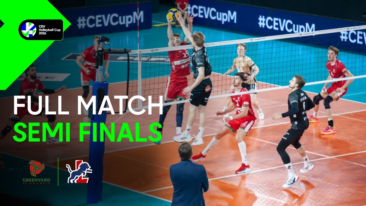LIVE | Greenyard MAASEIK vs. SVG L&Uuml;NEBURG | CEV Volleyball Cup 2026 | Men