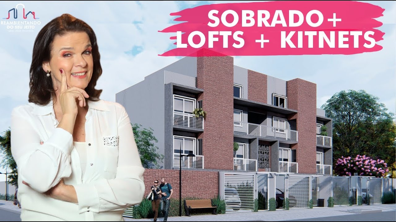 Sobrado + loft + kitnets em terreno pequeno | imóveis para locação