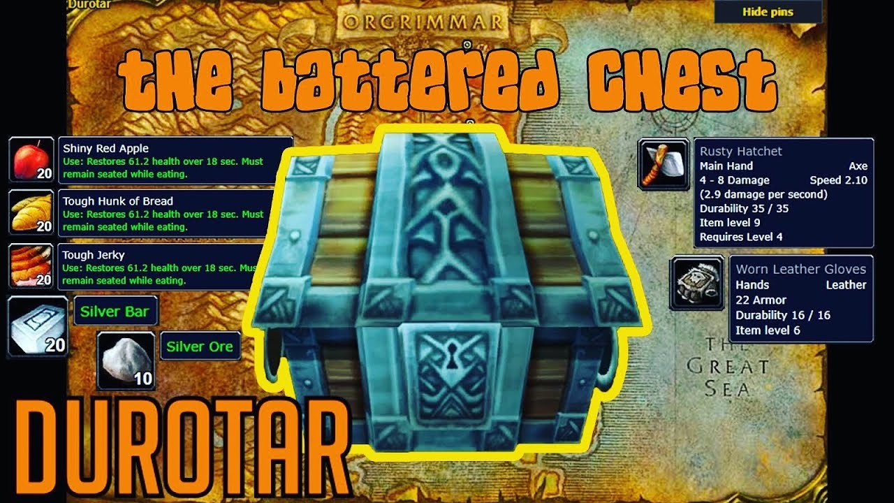 Классические ванильные сундуки с сокровищами WoW | Дуротар World of Warcraft