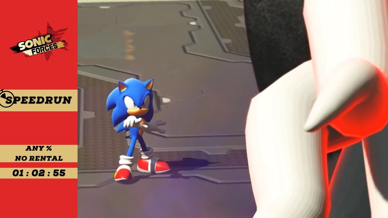 Speedrun Sonic Forces - Any% - No Rental (01:02:55)