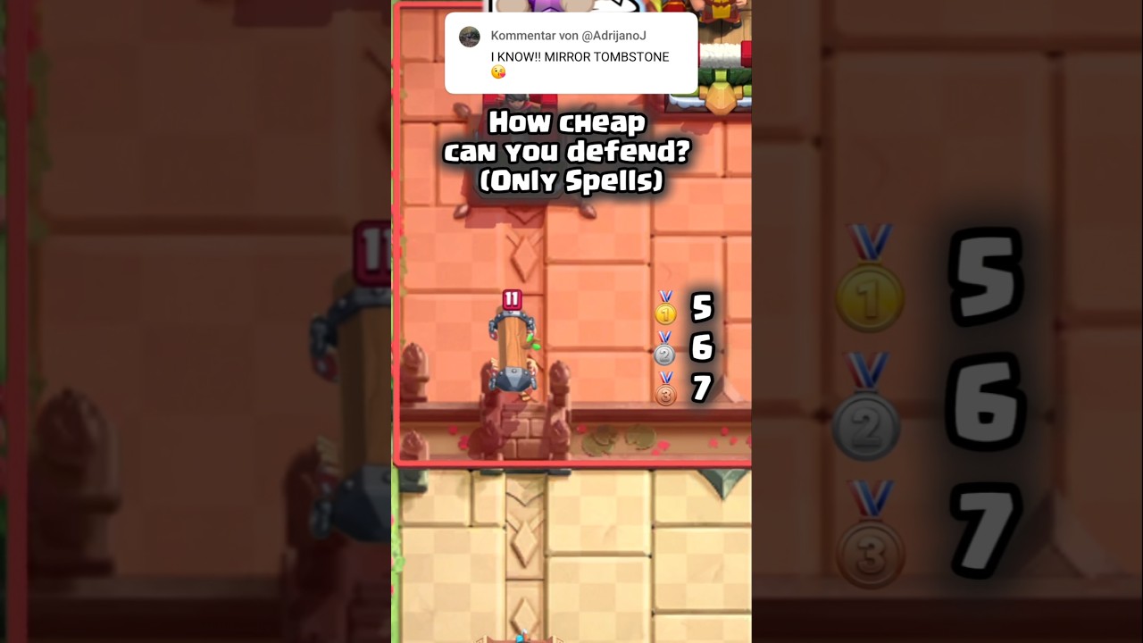 How cheap can you defend a battle ram? @AdrijanoJ #clashroyale