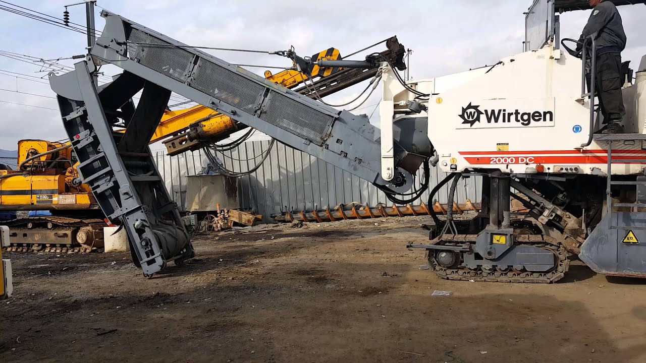 [ Winwin Used Machinery ] Used cold milling machine Wirtgen 2000DC 1995yr For sale