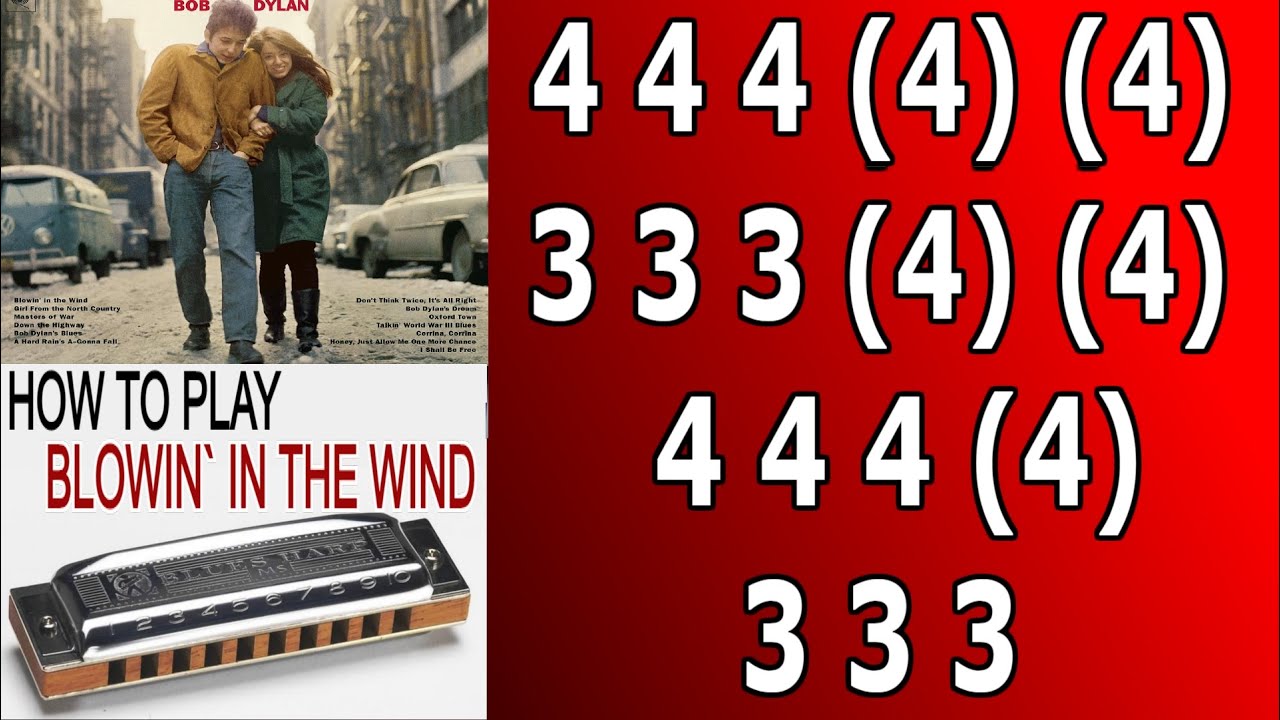 BLOWIN` IN THE WIND HARMONICA ( C DIATONIC ), ARMÓNICA DIATONICA, BLUES HARP C, MUNDHARMONIKA, GAITA