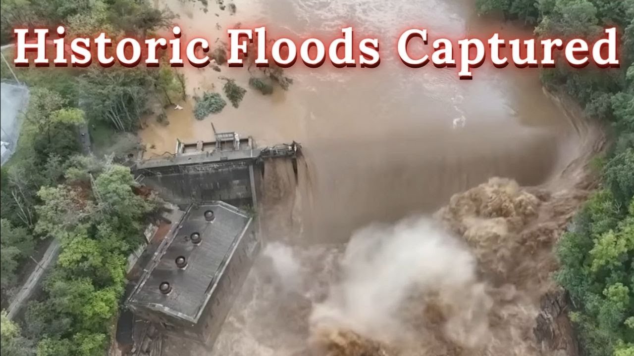 East TN Historic Flooding Captured (plus Bridge Collapse and Dam Crested) / Storm Helene