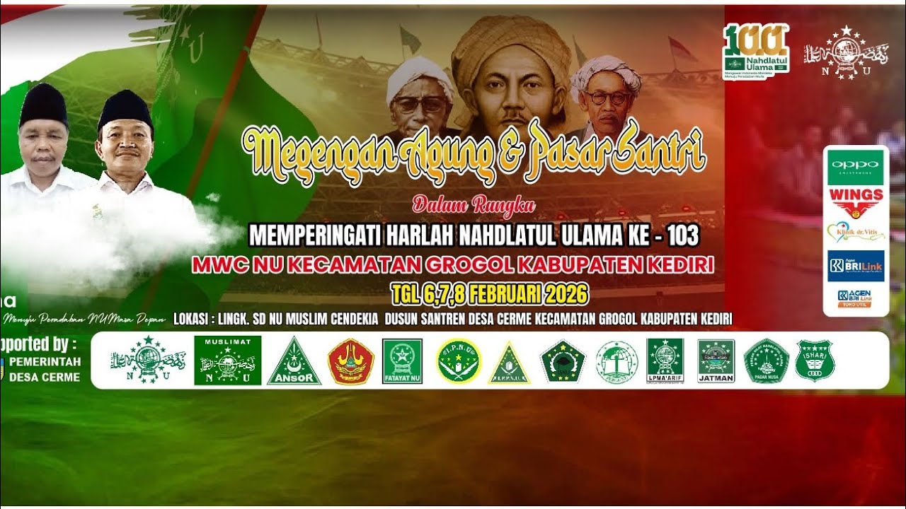 Video Doc-H-1 6 Februari 2026 HARLAH NU KE 103 #funny #fypシ #santrikeren #nahdlatululama 