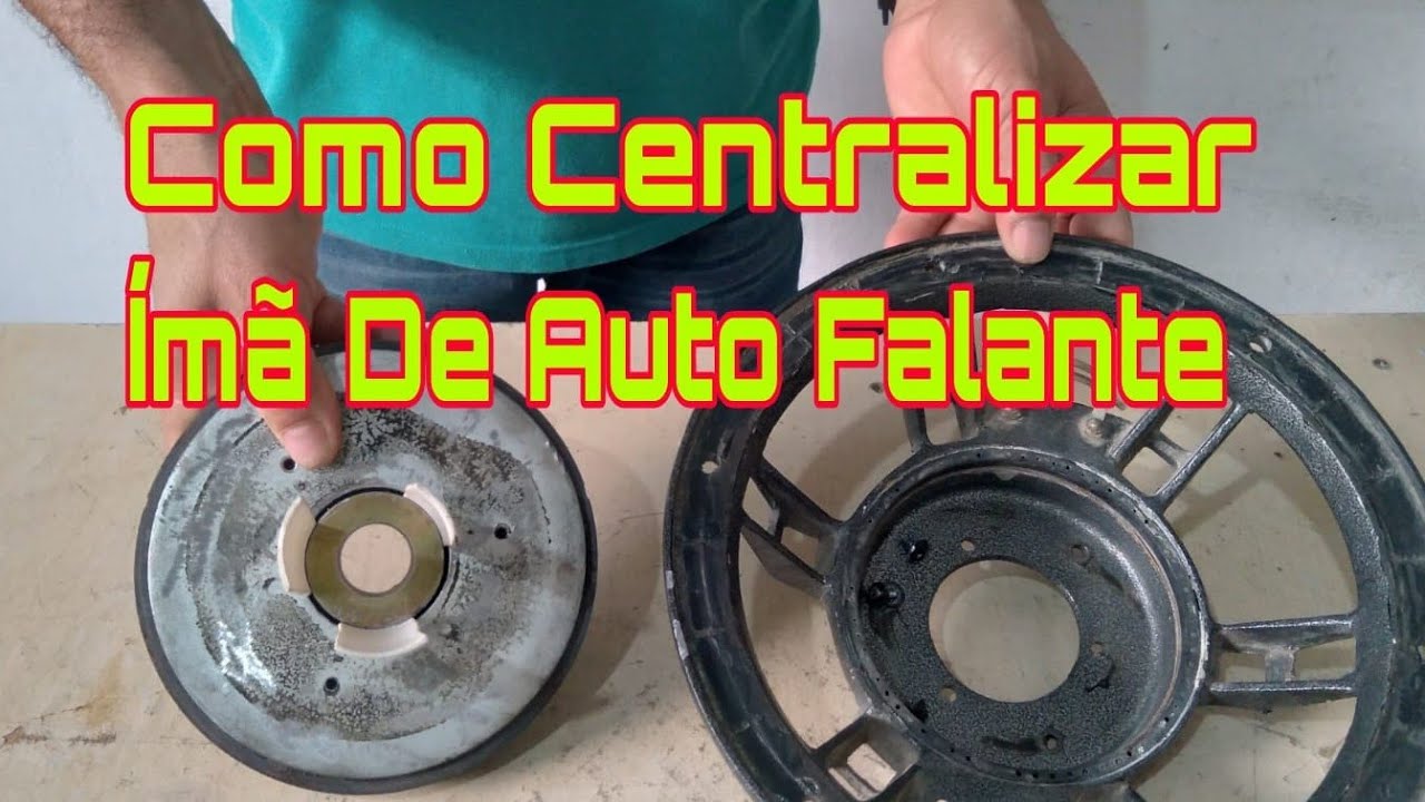COMO CENTRALIZAR ÍMÃ DE AUTO FALANTE #InteraçãoProfissional #AutoFalante