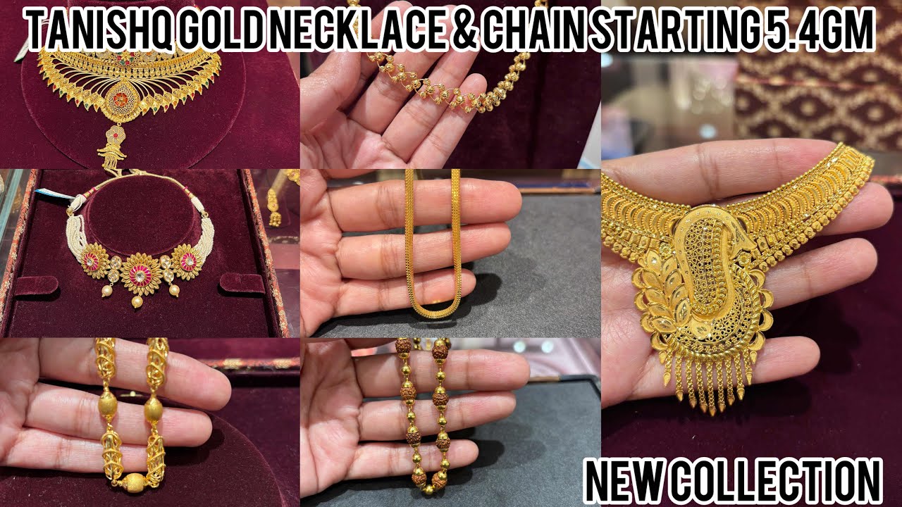 Tanishq Gold Necklace & Chain New Collection | Starting From 5.4 Gram | Latest Designs 2026