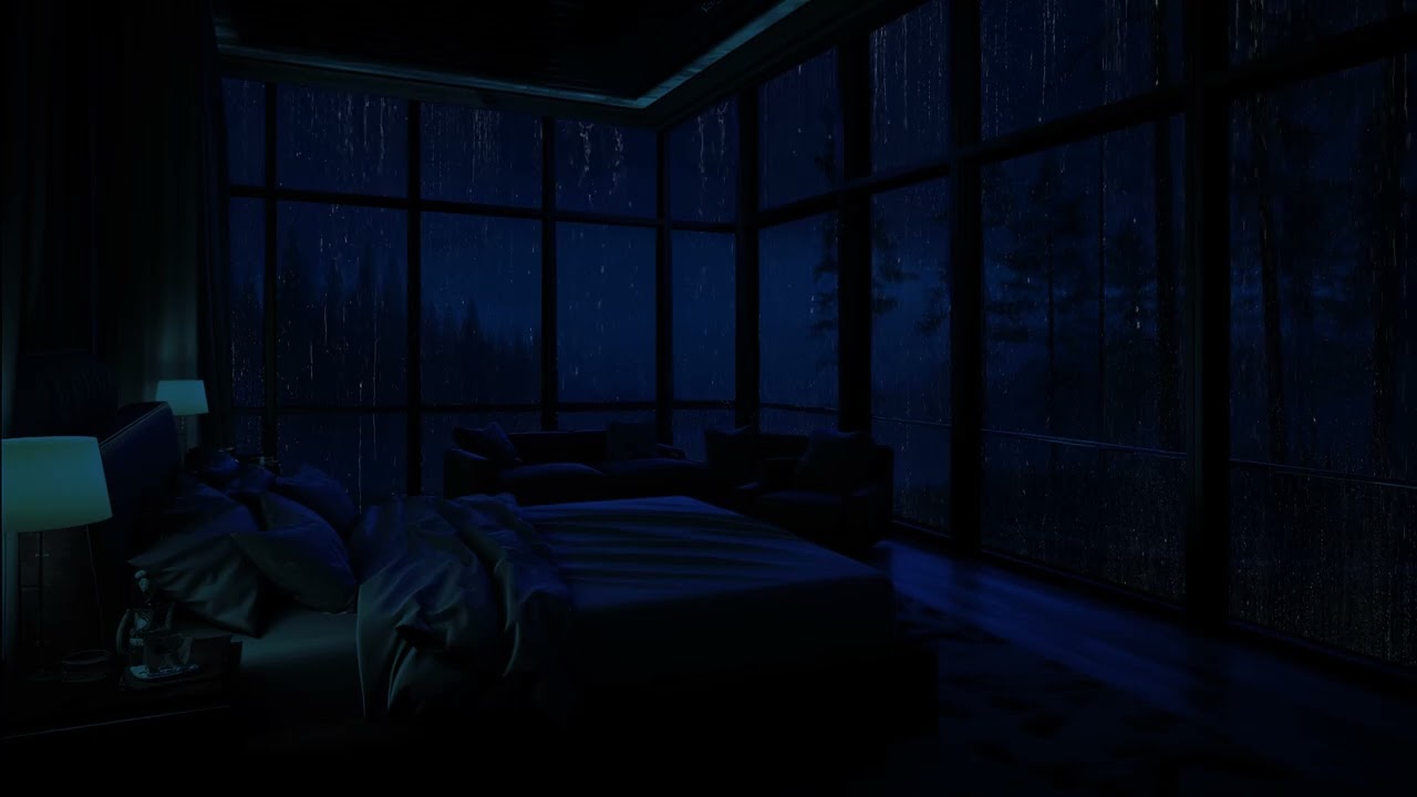 Rain on Your Bedroom Window: Experience Deep Sleep and Wake Up Refreshed! 🌧️