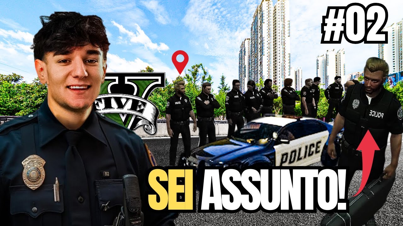 🚨JOAO SAFENJI entra in POLIZIA👮‍♂️| GTA5 RP #02 S01| con ILFUBBE
