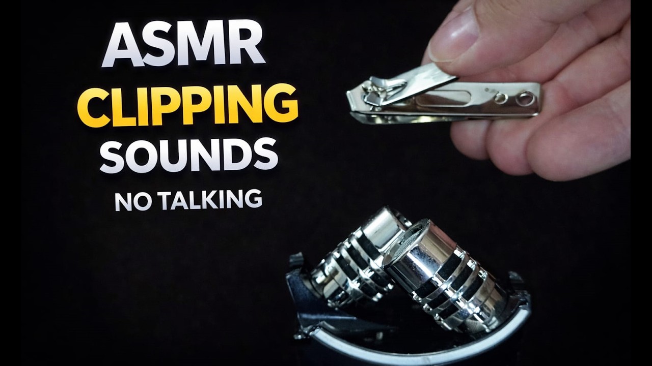 Oddly Satisfying ASMR Click Sounds 🤤 Tweezers & Clipper 🔊 No Talking |