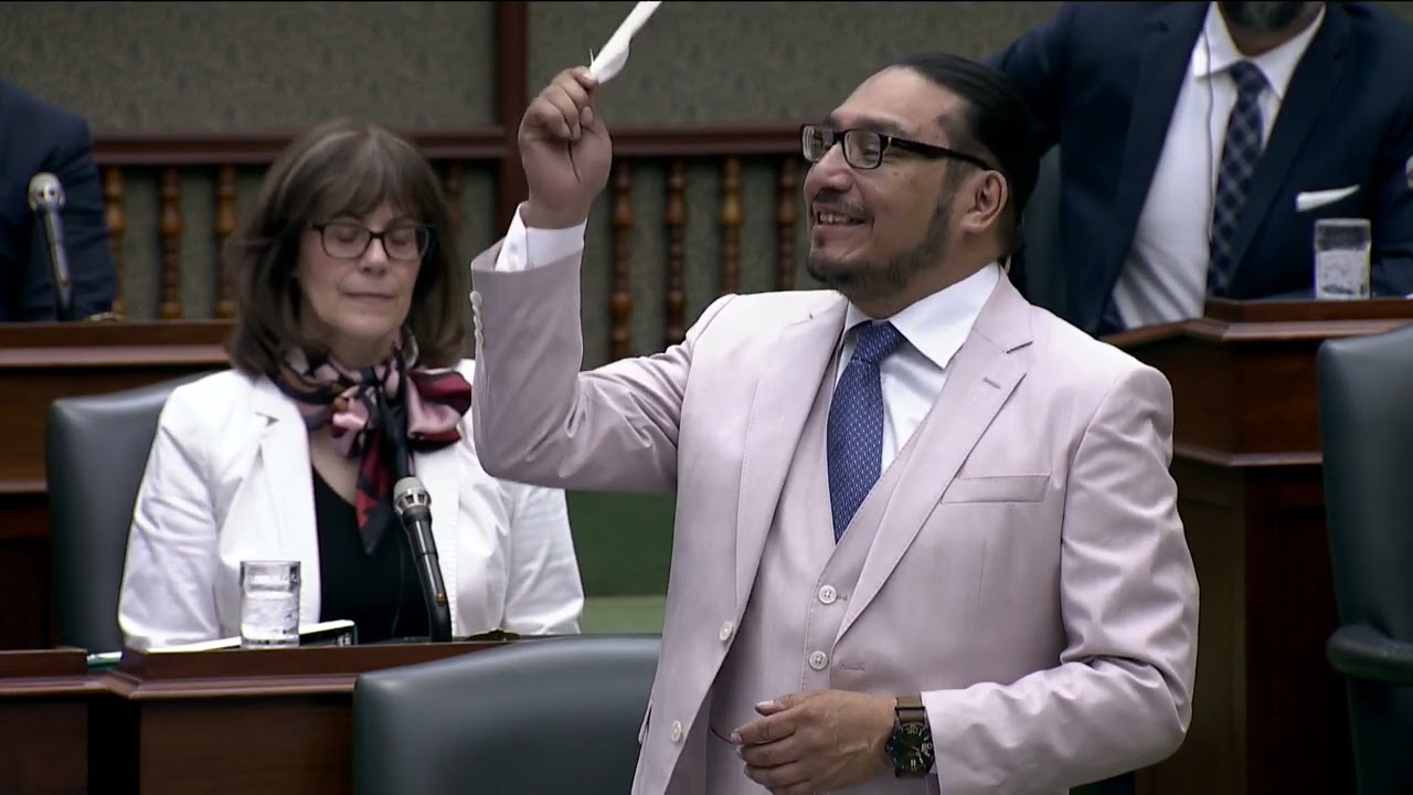 2024-05-28 Sol Mamakwa's speech in Oji-Cree (without interpretation)