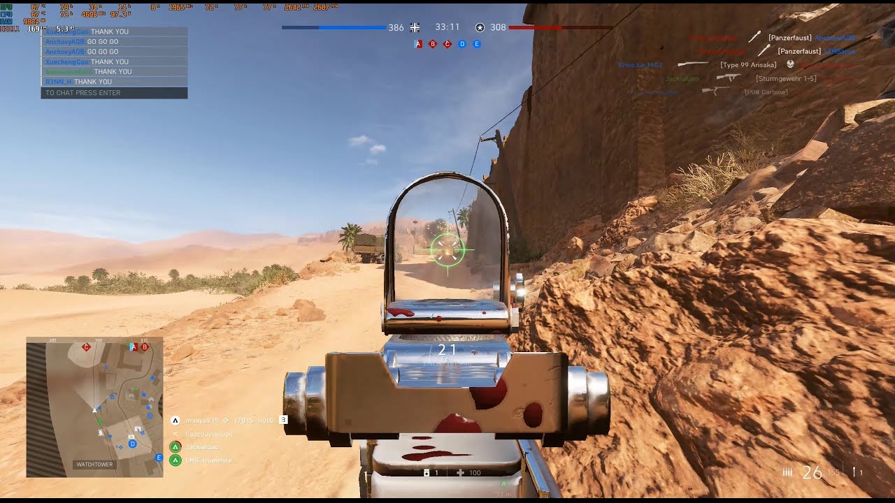 [BFV PC] 95 Kills CQ SOLO with STG 44 on Al Marj Encampment