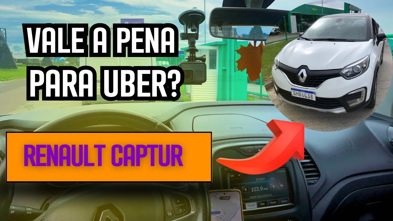 🟡TRABALHEI COM UMA RENAULT CAPTUR nos APLICATIVOS (Uber,99pop,Indrive) VEJA COMO FOI!