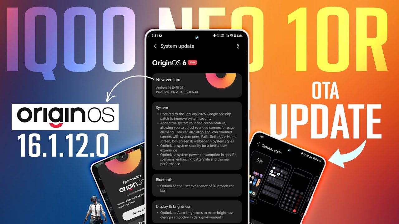 iQOO Neo 10R Got OriginOS 6 Update with New Features and January Security patch