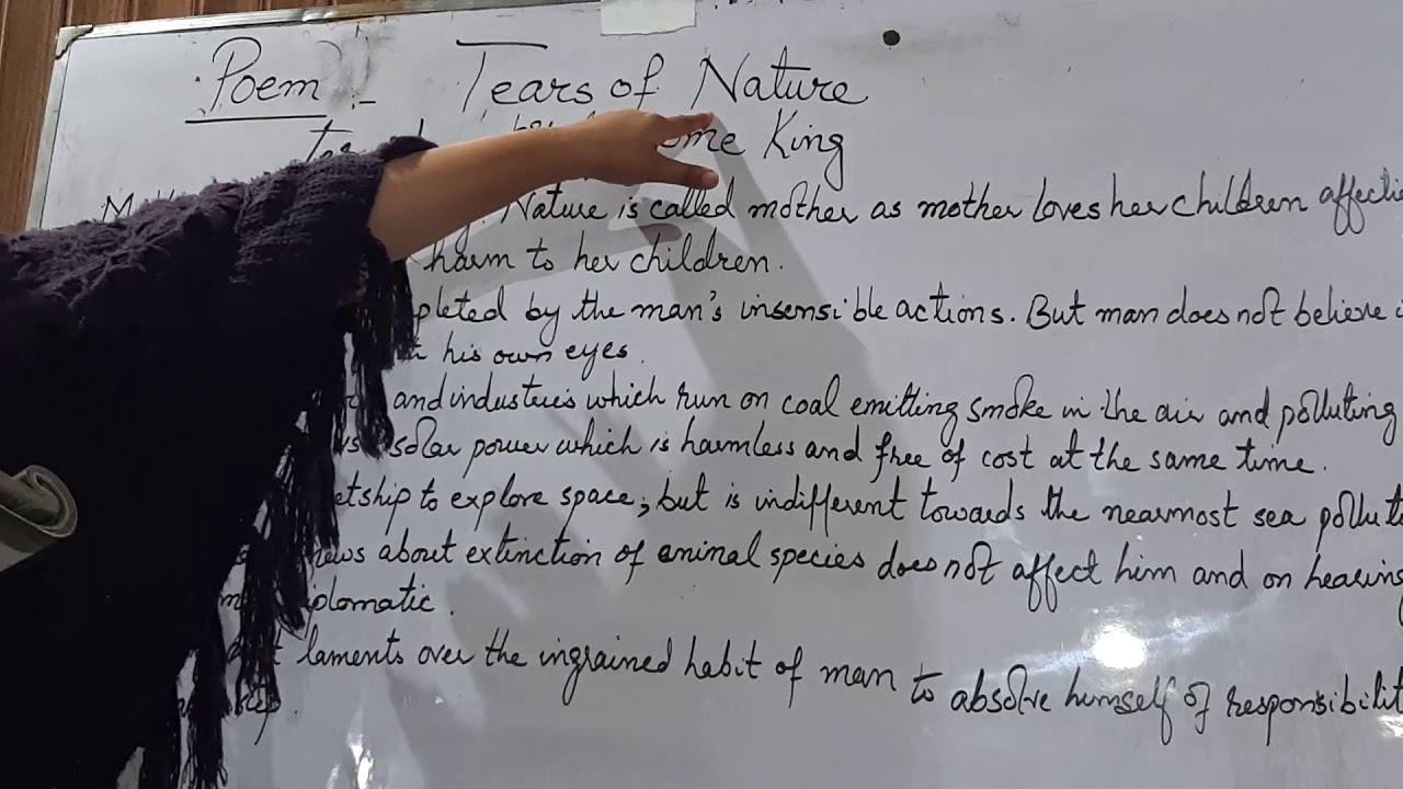 poem Tears Of Nature by Graeme King