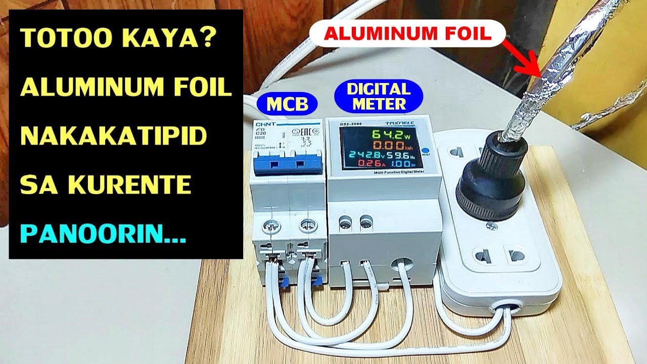 ALUMINUM FOIL NAKAKA SAVE BA SA ELECTRIC BILL