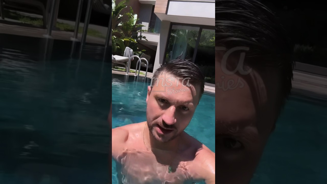 Дочка Сергея Лазарева переплывает бассейн 🏊‍♀️