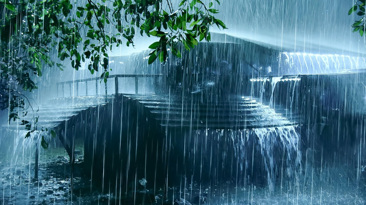 Try These Relaxing Rain Sounds in 3 Minutes | Heavy Rain & Distant Thunder to Restful Sleep