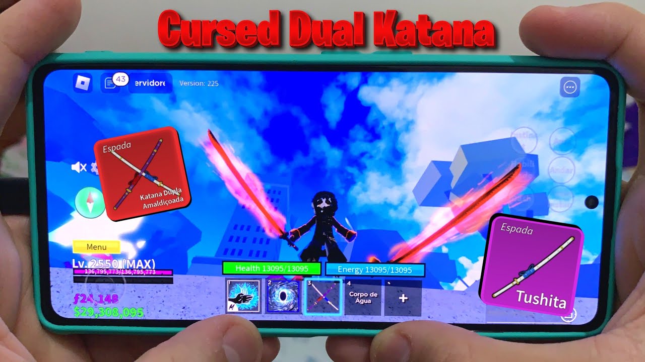 10 MINUTOS PEGANDO YAMA, TUSHITA E CURSED  DUAL KATANA NO BLOX FRUITS!!! FINALMENTE