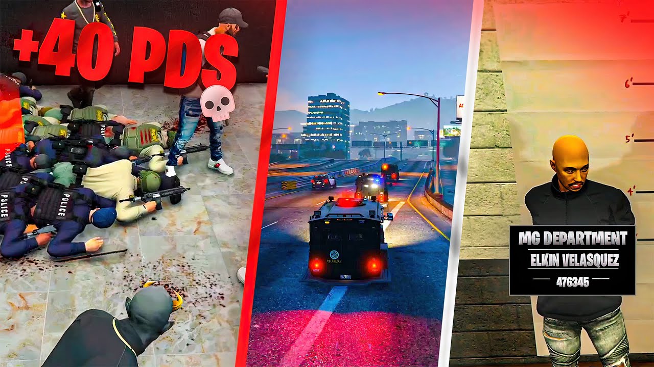 ATRINCHERADOS PUDIMOS CONTRA +40 PDS | GTA V Roleplay #253