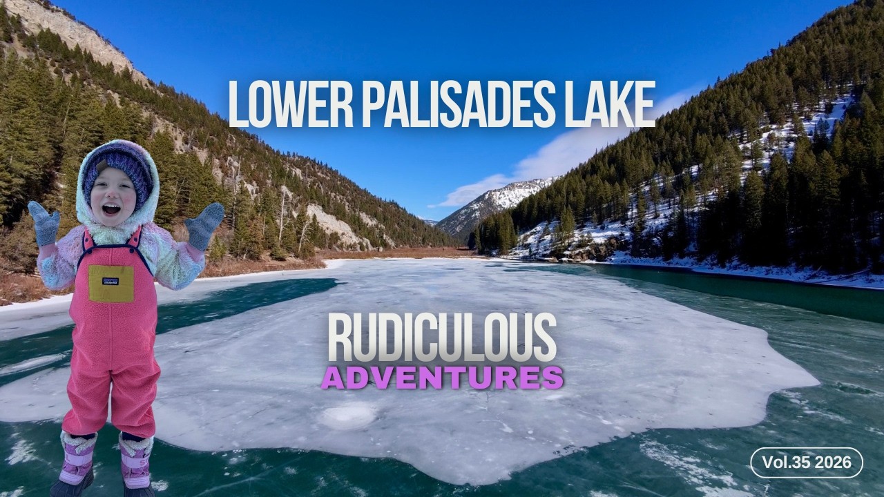 Frozen Lake, Mountain Goats & a Toddler | Lower Palisades Winter Hike | Rudiculous Adventures