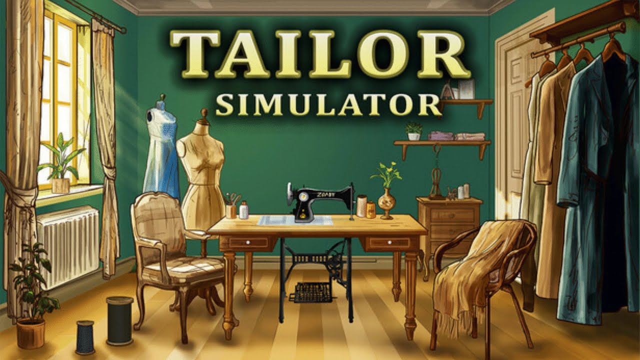 Sewing our Own Stock in this Cozy Tailor Shop Sim!! - Tailor Simulator