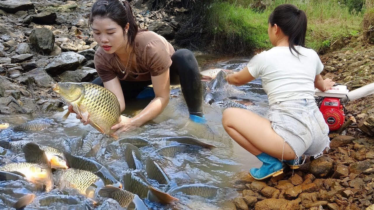 Full Video: Interesting Fishing In The Wild | Fishing Alone Catch a Lot of Fish