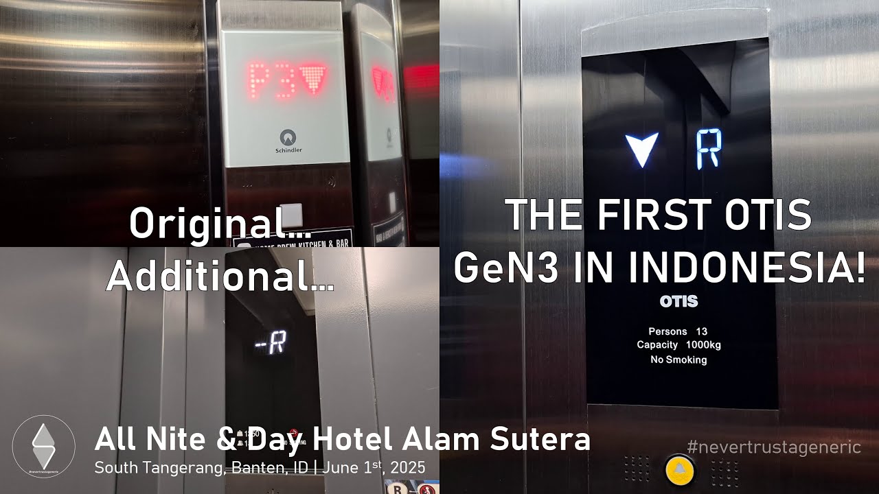 [DAY 10] Tour of Lifts / Elevators - All Nite & Day Hotel Alam Sutera, South Tangerang, Banten