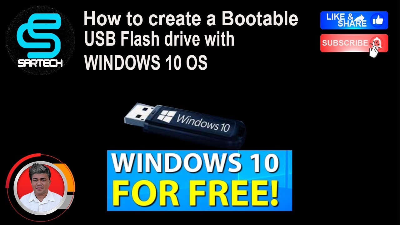 Creating a Bootable USB flash drive with a Windows 10 OS