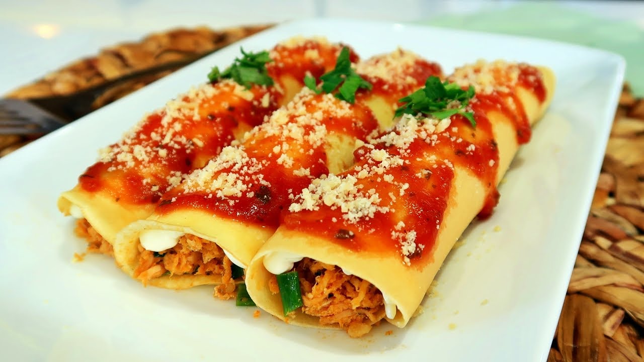 PANQUECA DE FRANGO COM REQUEIJÃO DELICIOSA | MASSA BÁSICA FÁCIL