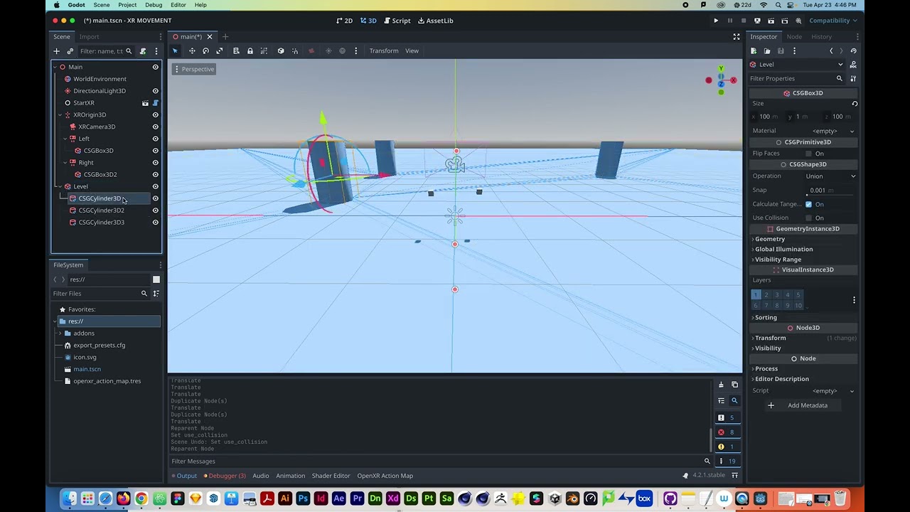 XRTools Movement Demo and 3D UI