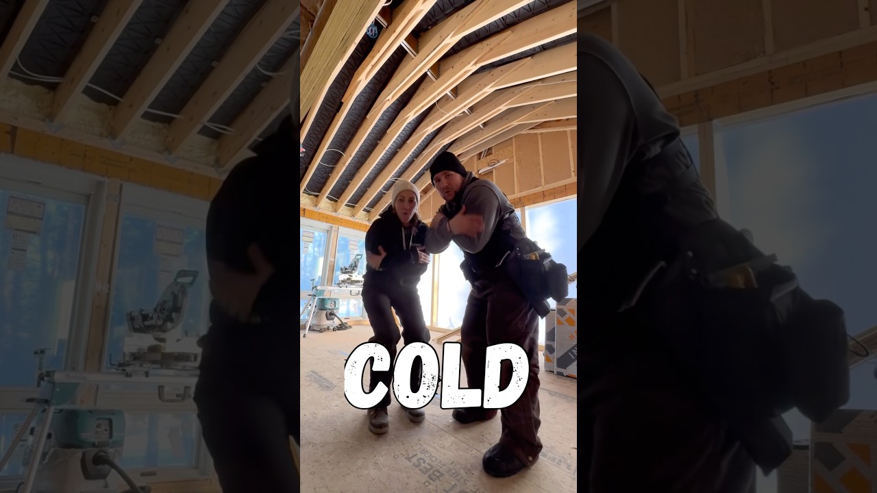 Roof Rafter Insulation! Easy work! #diy #construction #tools