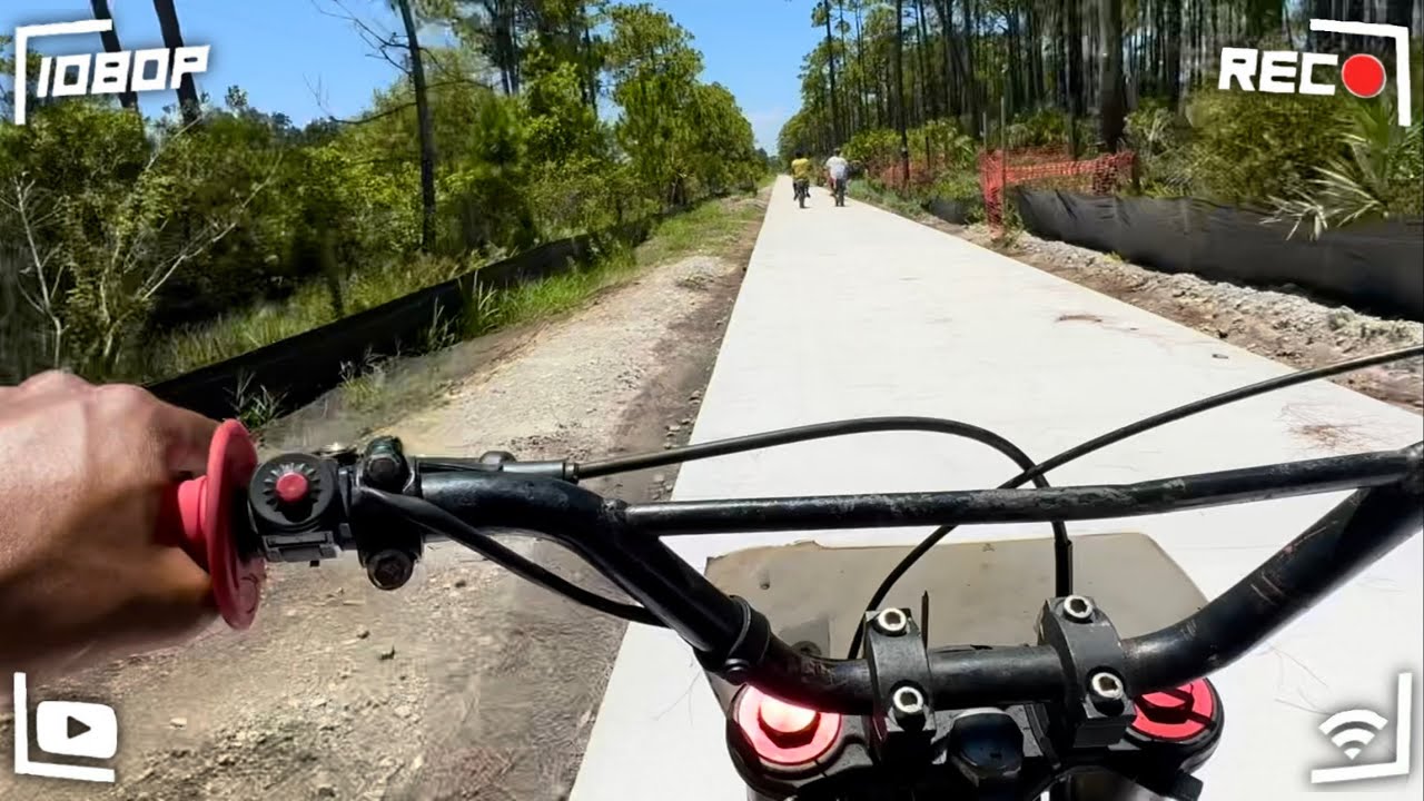 Pit Bike Trail Riding... Syx Moto 125cc Pit Bike