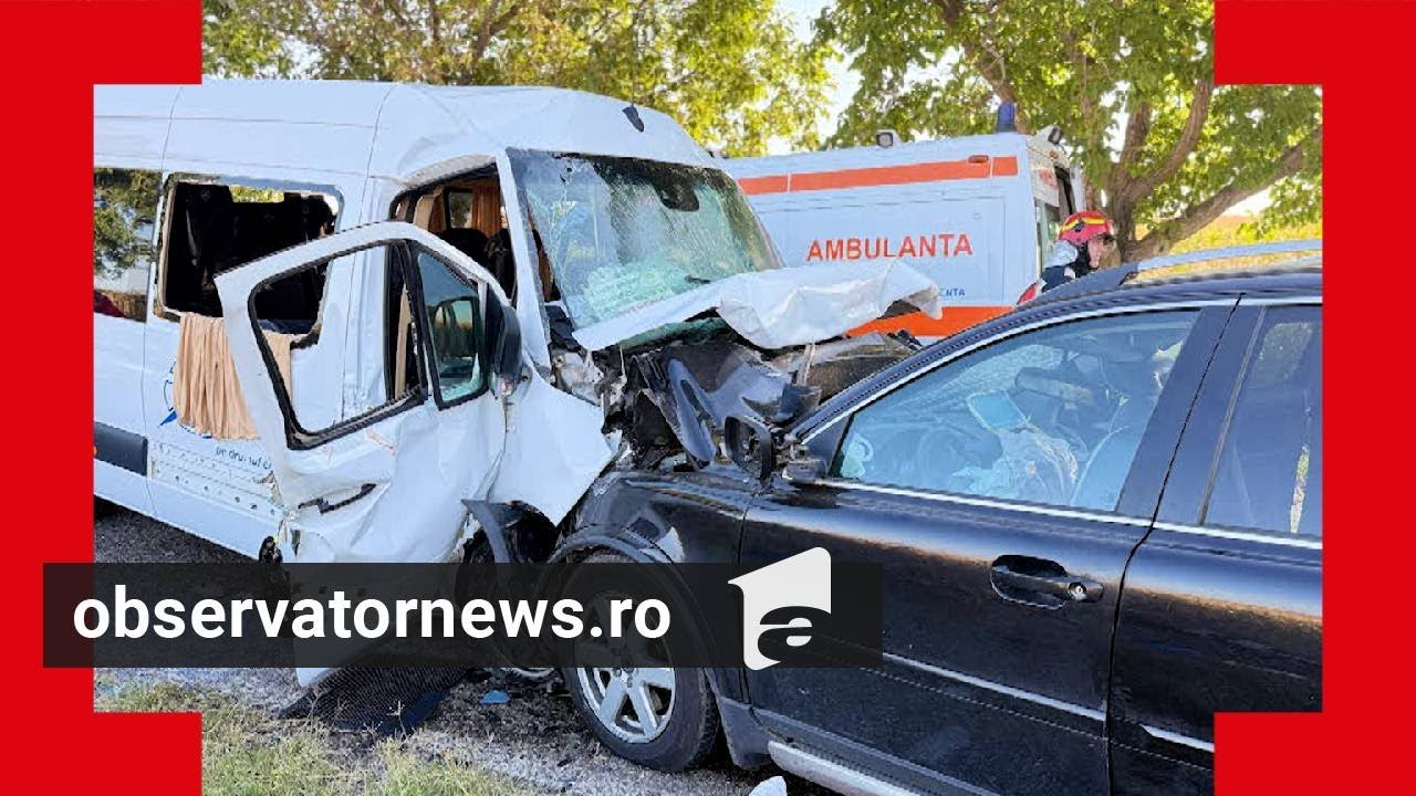Filmul accidentului din Botoşani soldat cu 3 morţi şi 16 răniţi