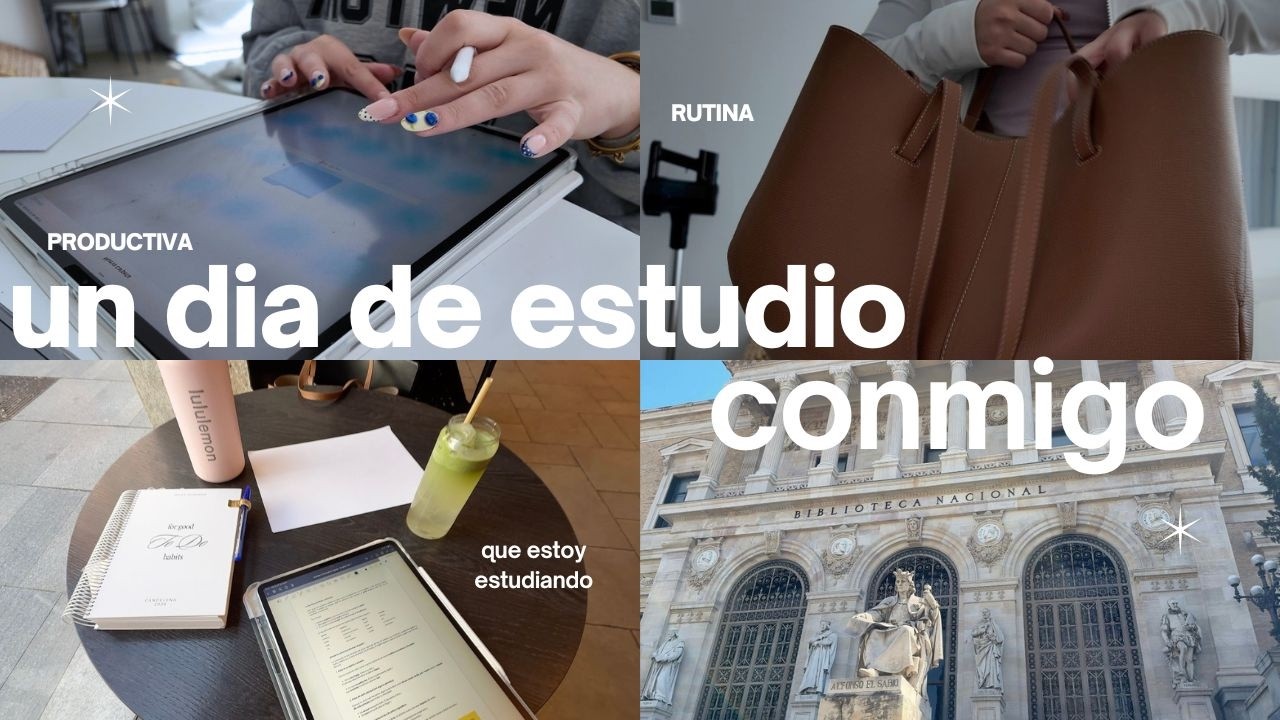 UN DIA DE ESTUDIO CONMIGO *vuelvo a estudiar ?? * como lo hago | apuntes, organizaci&oacute;n, biblioteca..