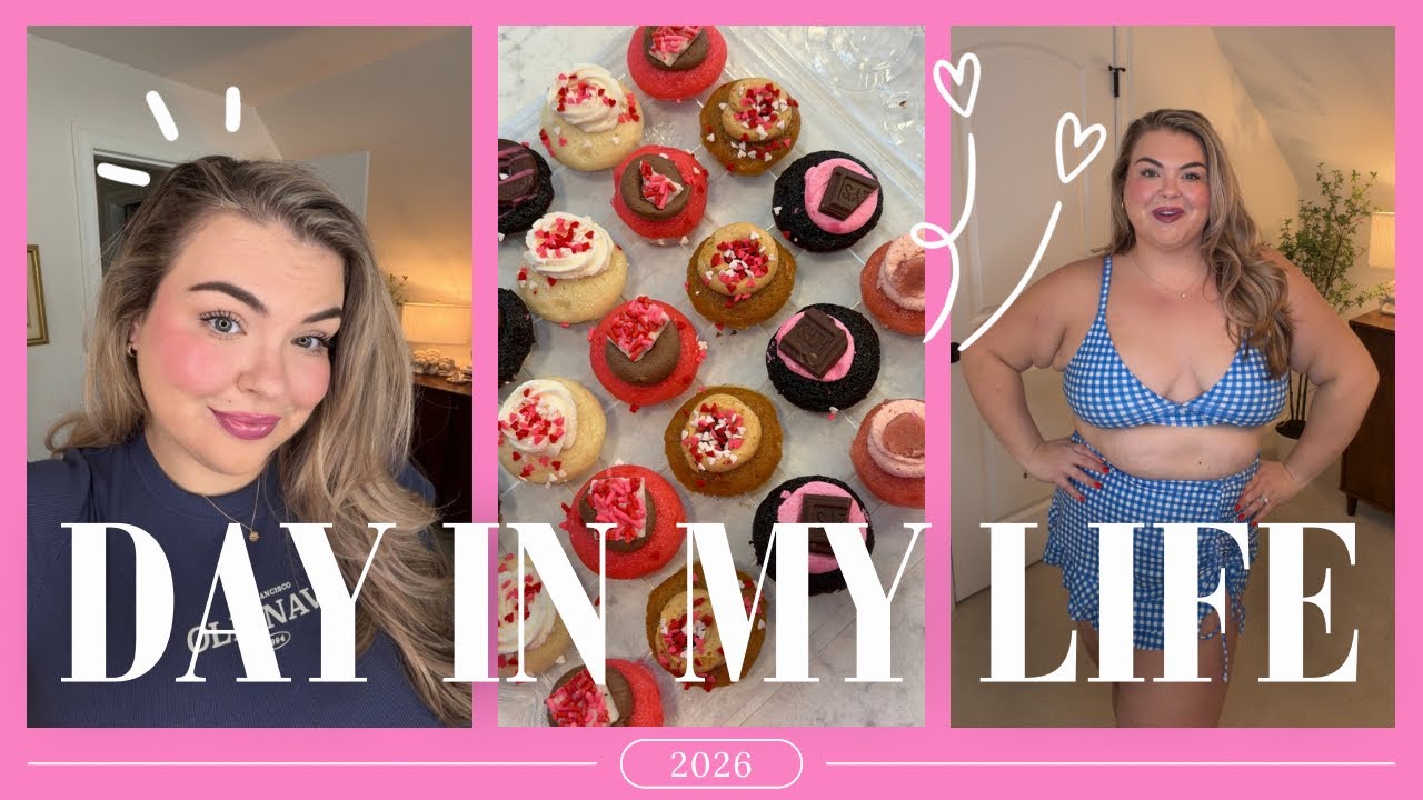 new makeup, plus size swimsuit haul + valentine&rsquo;s day date night | vlog